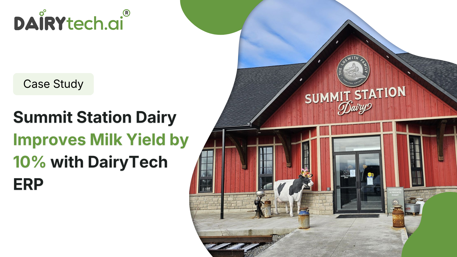 dairy erp case study, summit station